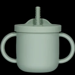 Drinkbeker met rietje - Groen