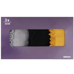 Giftbox met sokken - Zilver