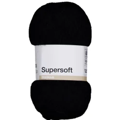Super soft Breigaren - Zwart