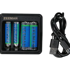 USB-batterijlader - Zwart