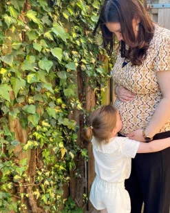 Zwangerschapstop - Grijs